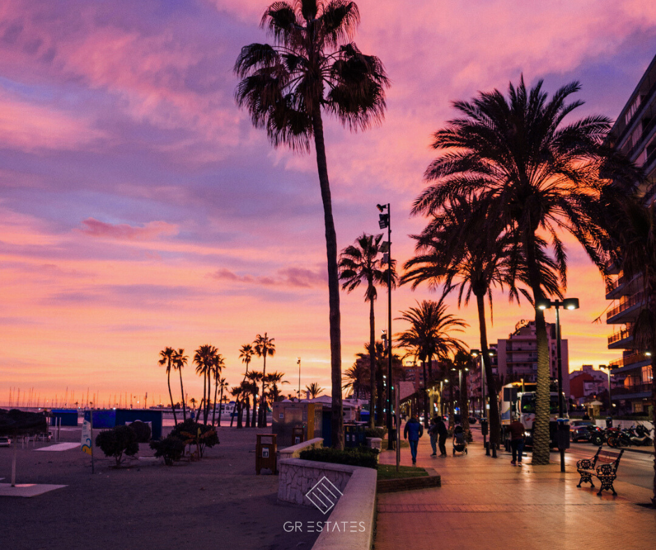 Fuengirolas Strandpromenade