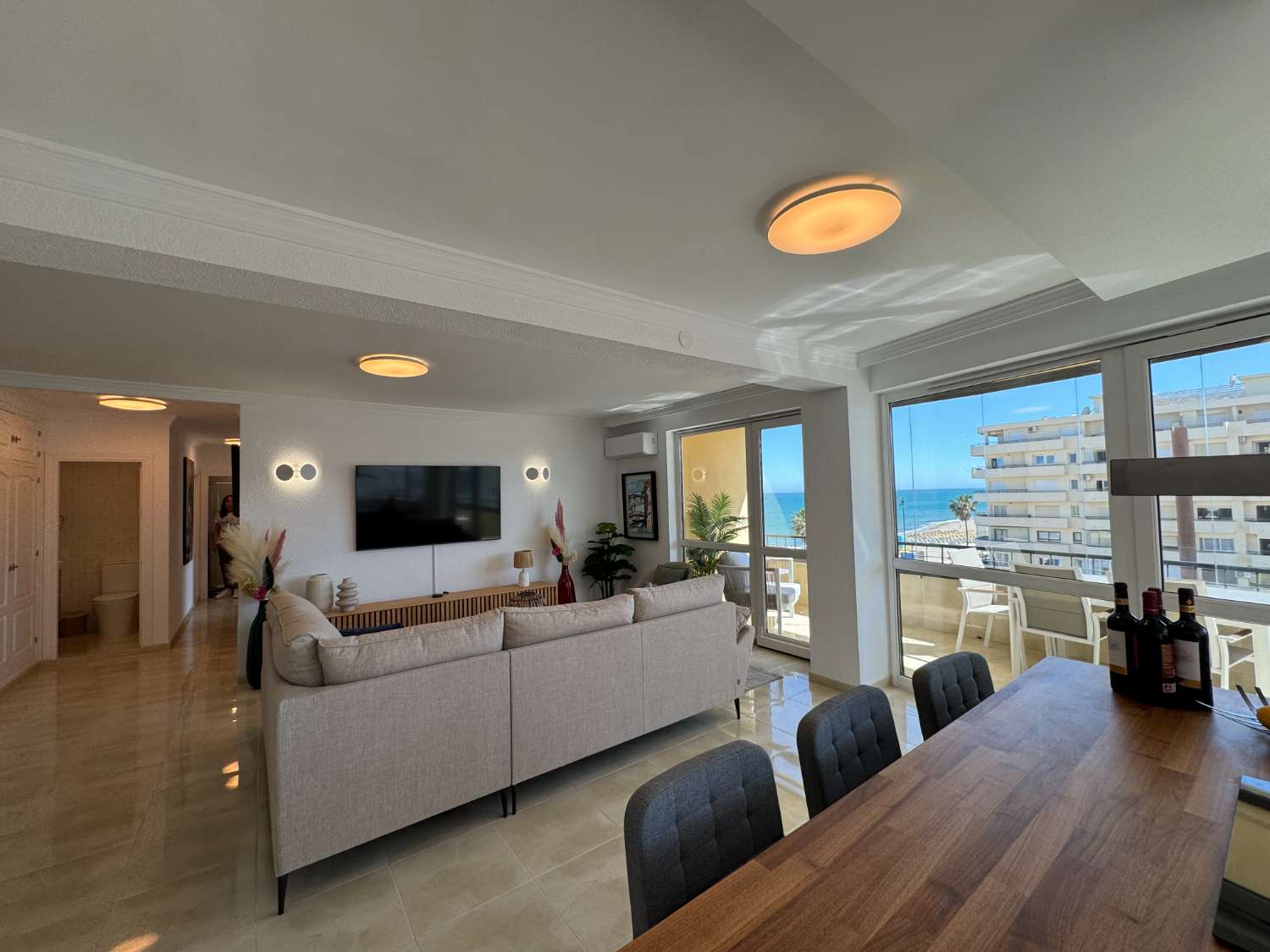 Luxury Beachfront Apartment in Fuengirola - Recently Remodeled by Swedish Designers