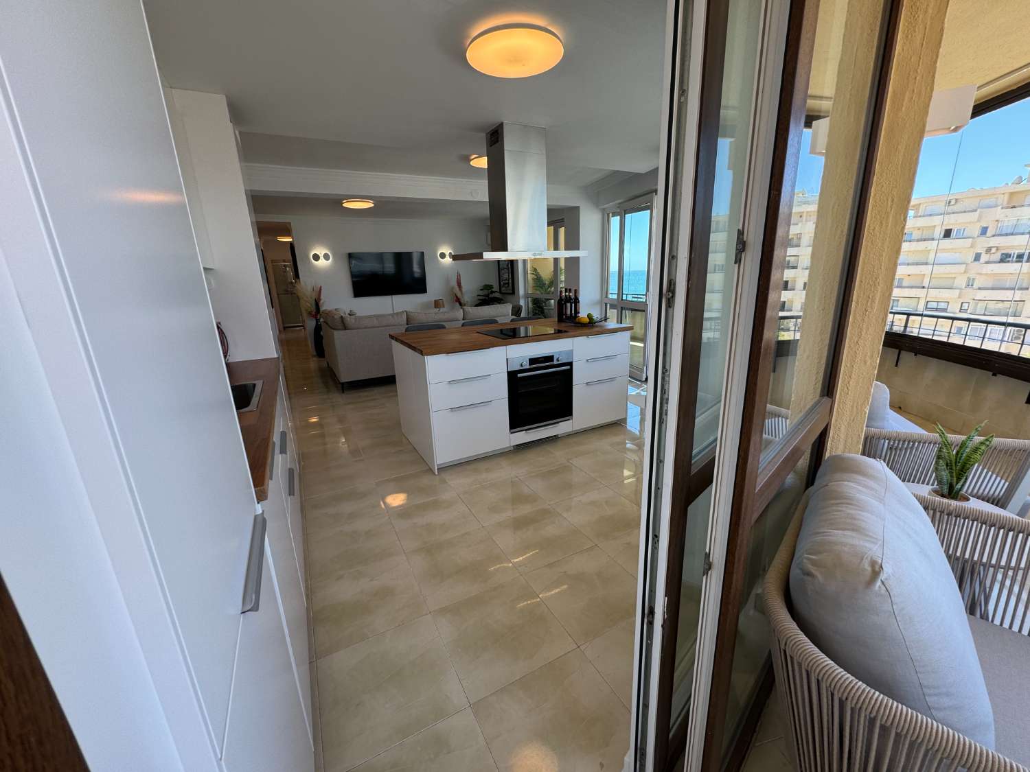 Luxury Beachfront Apartment in Fuengirola - Recently Remodeled by Swedish Designers