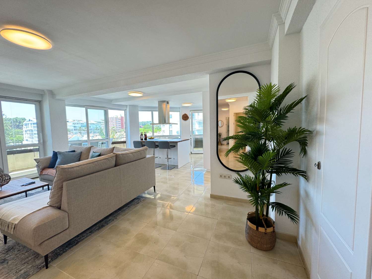 Luxury Beachfront Apartment in Fuengirola - Recently Remodeled by Swedish Designers