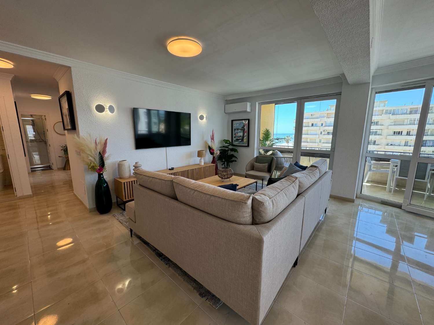 Luxury Beachfront Apartment in Fuengirola - Recently Remodeled by Swedish Designers